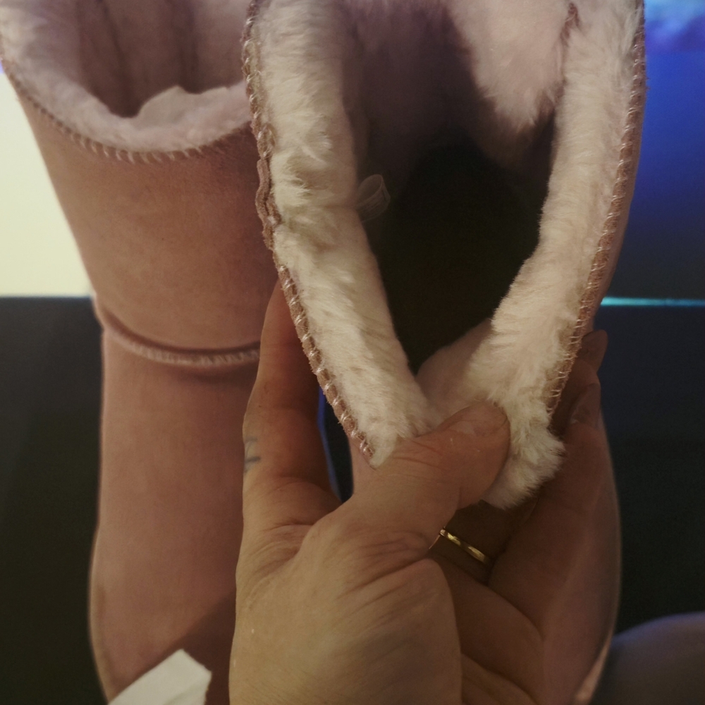 UGG Pink Ankle Boots